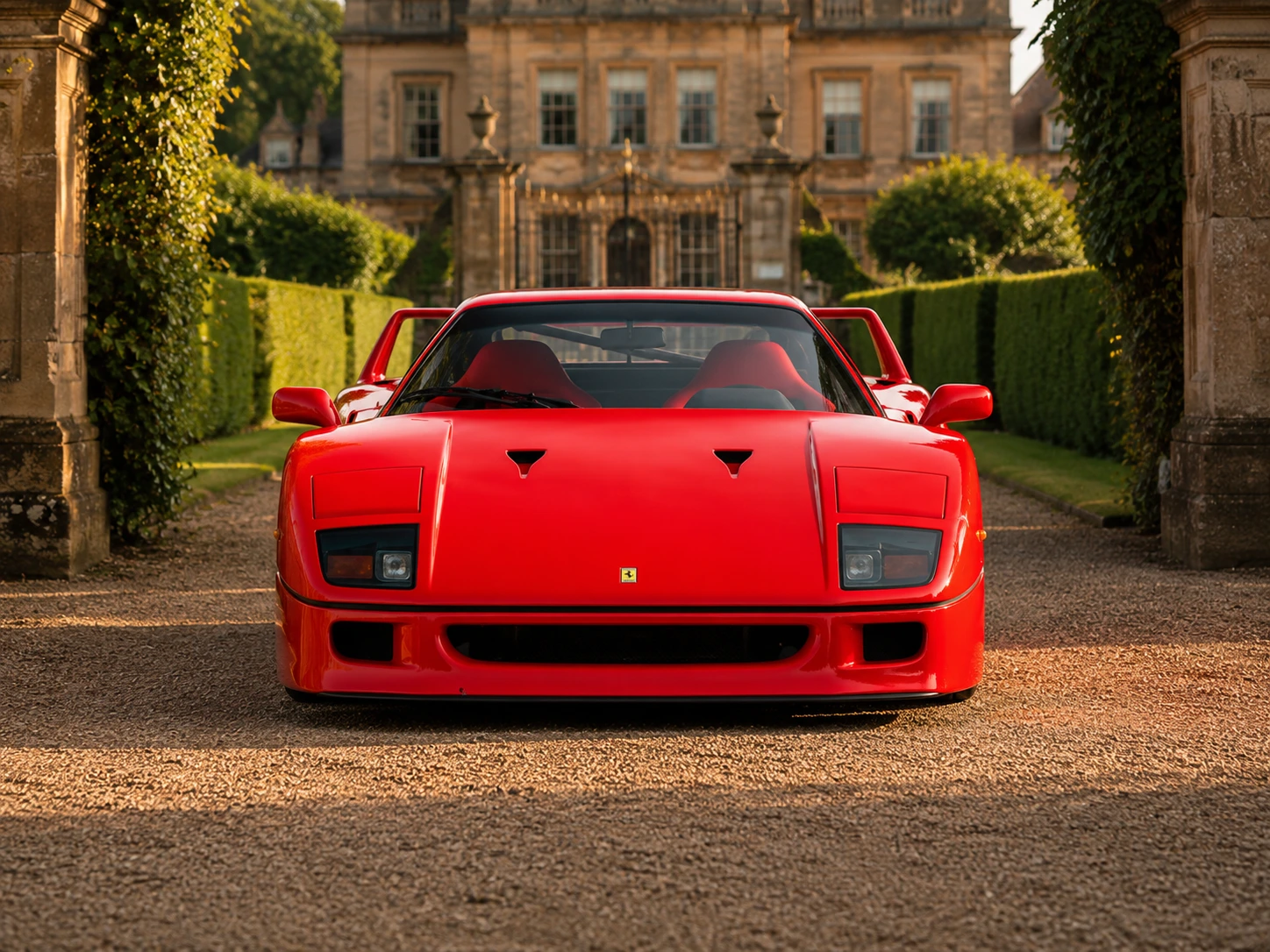 Ferrari F40 front view